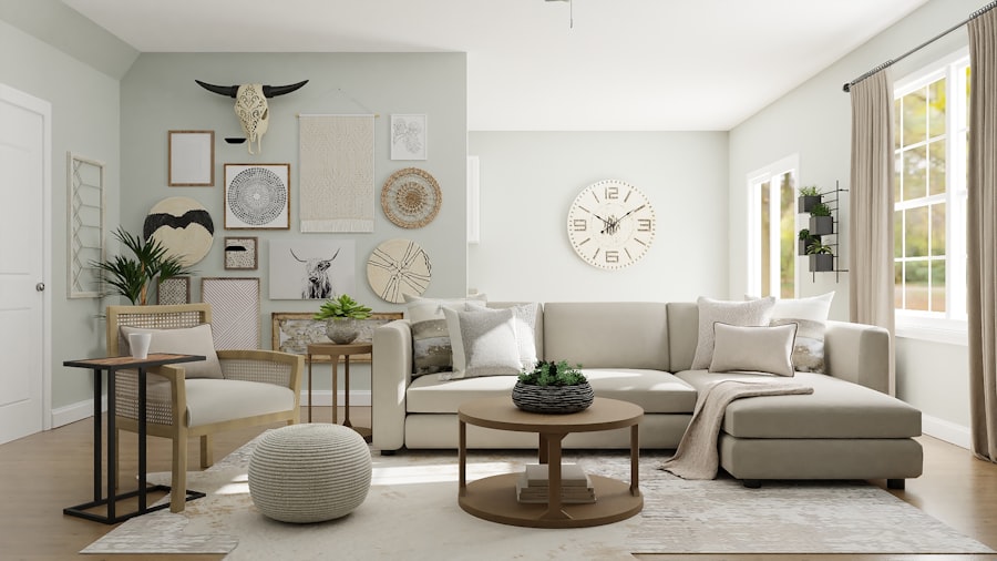 A neutral, considered living room